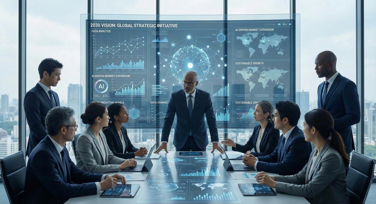 事業計画を策定します 外資コンサルが事業計画を策定します。 イメージ1