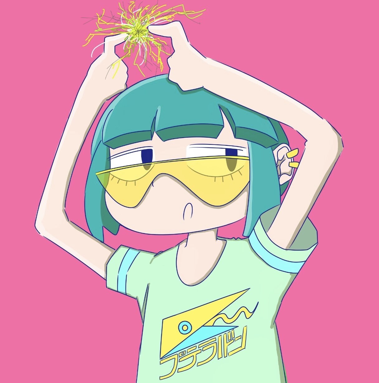 ポップでキャッチーなアイコン、ヘッダーを描きます いっしょうけんめい絵を描くお（＾ω＾） イメージ1