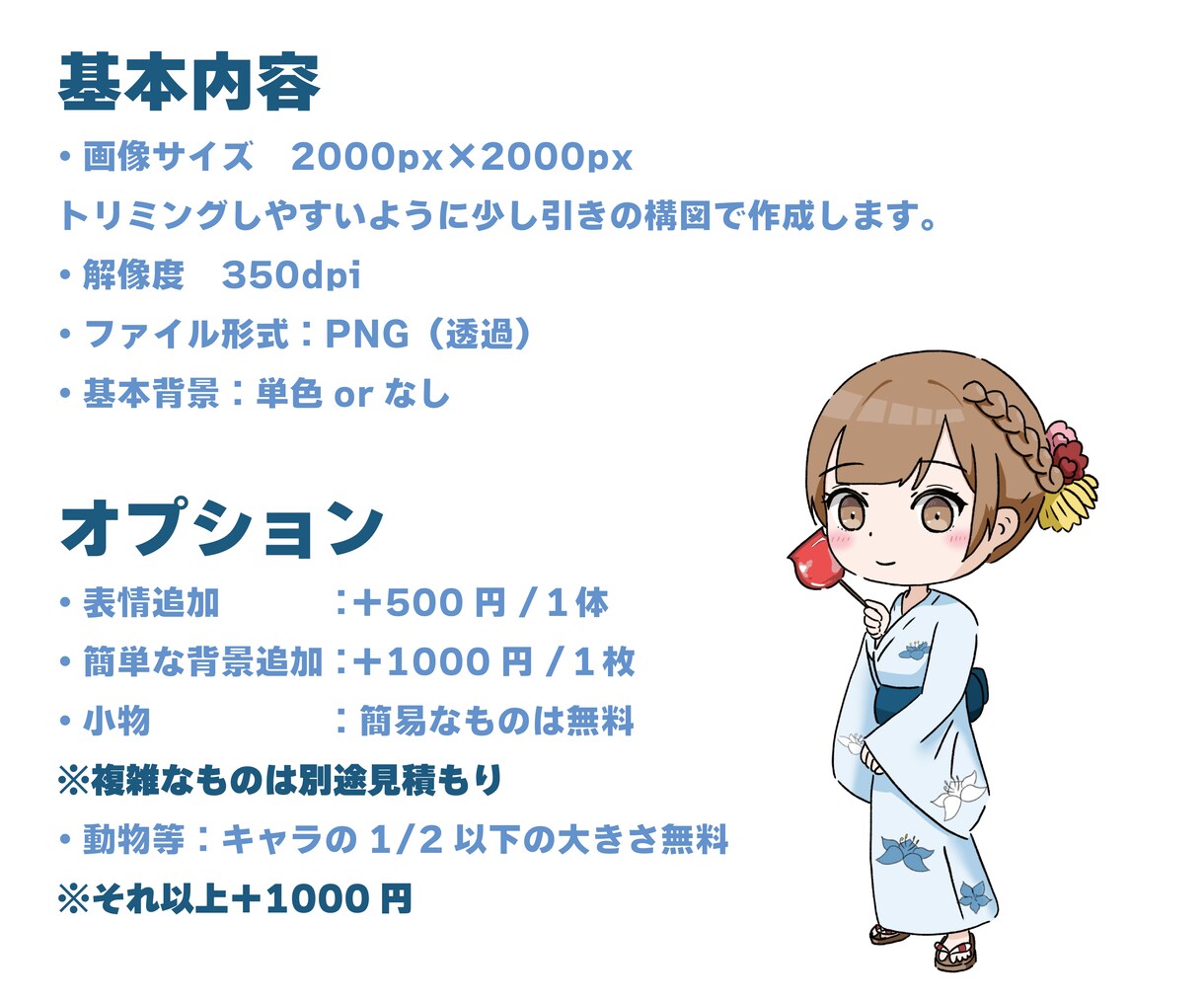 SNS、配信、グッズに！可愛いミニキャラ描きます 初めての方も大歓迎★丁寧な対応で寄り添います イメージ2