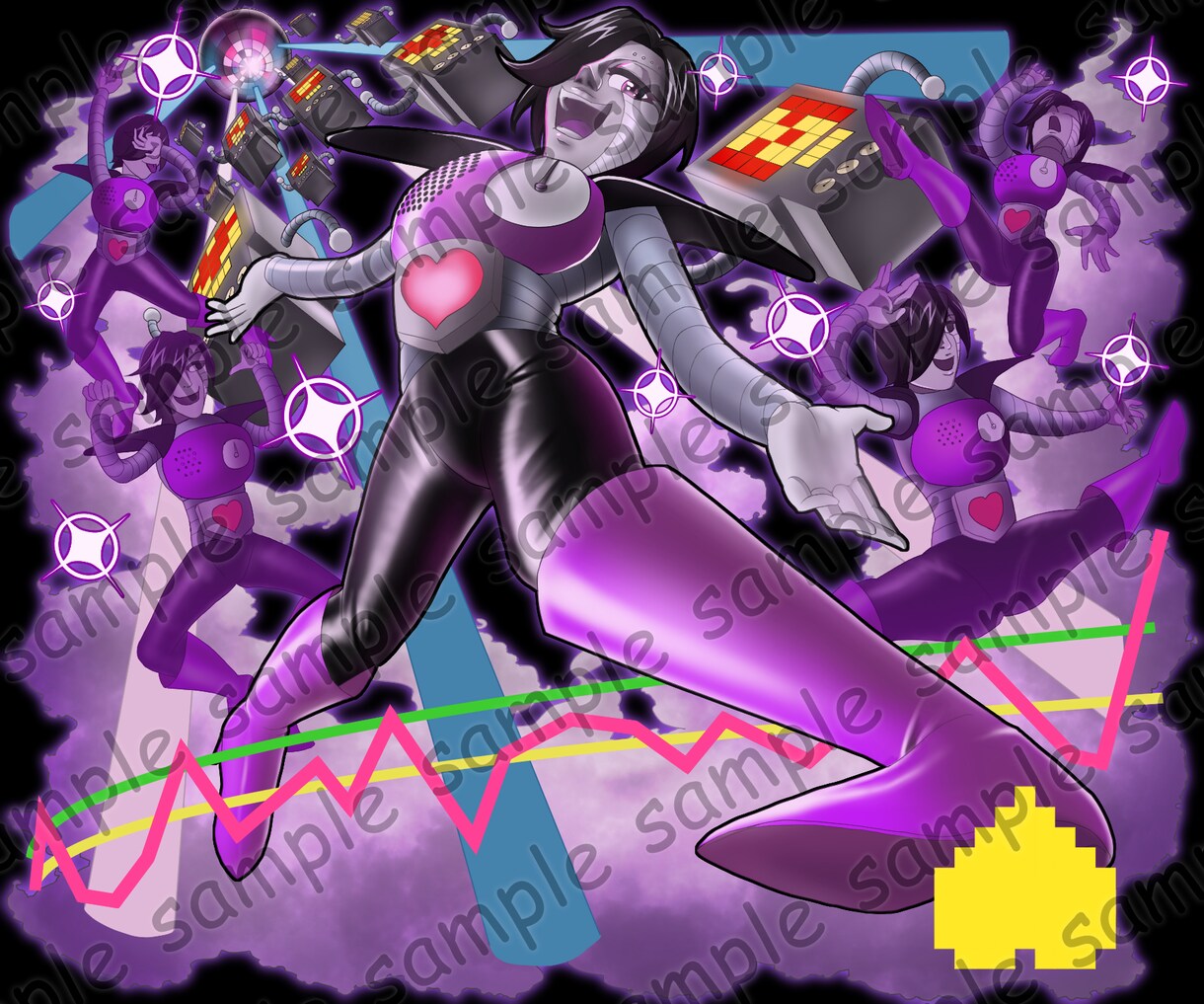 ゲームユニット風イラストを制作します エフェクトまでこだわりぬいて制作します イメージ3