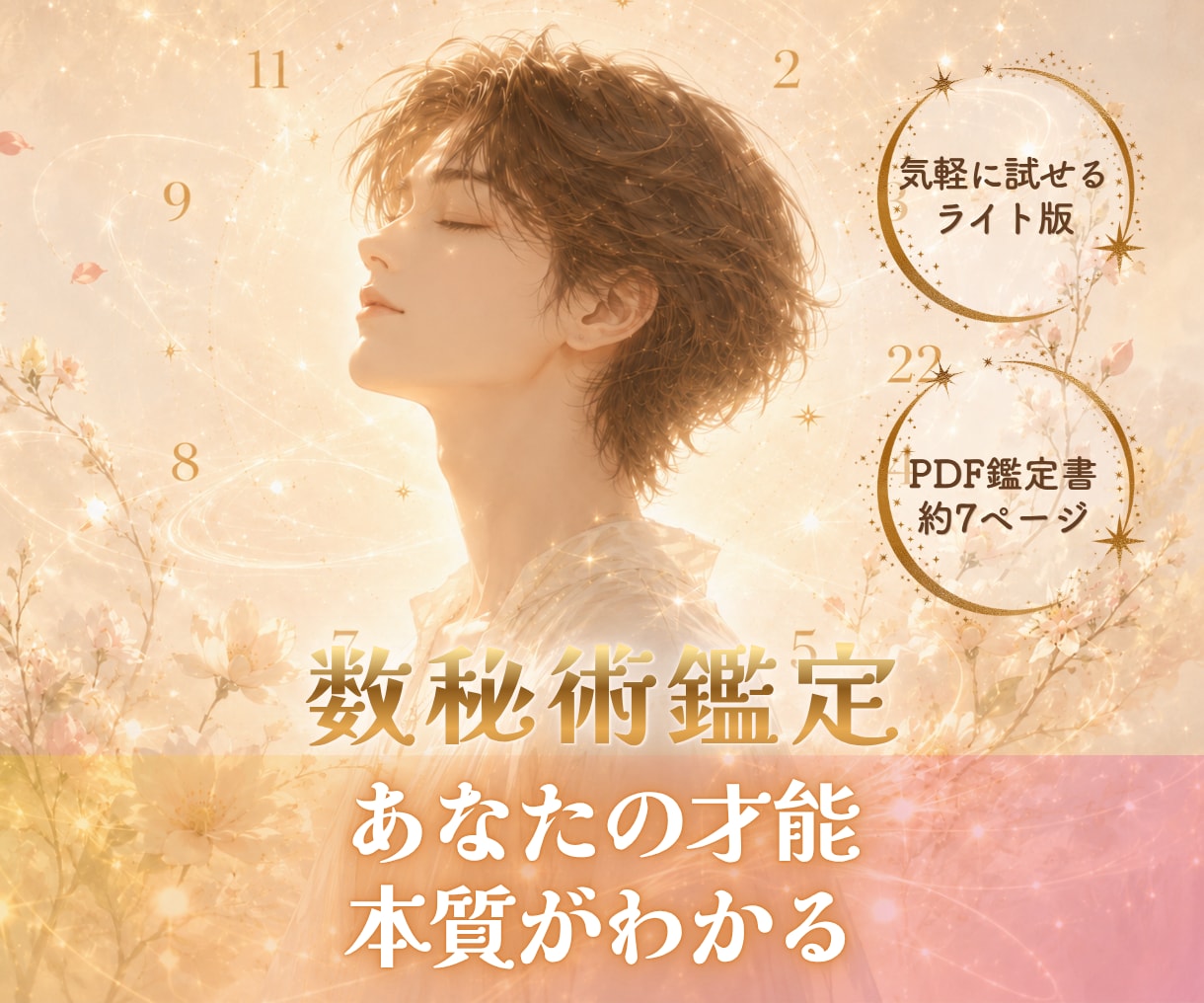 あなたの才能知りたくないですか？数秘で読み解きます 強み・仕事・今年の流れをPDF鑑定書としてお届け【ライト版】 イメージ1