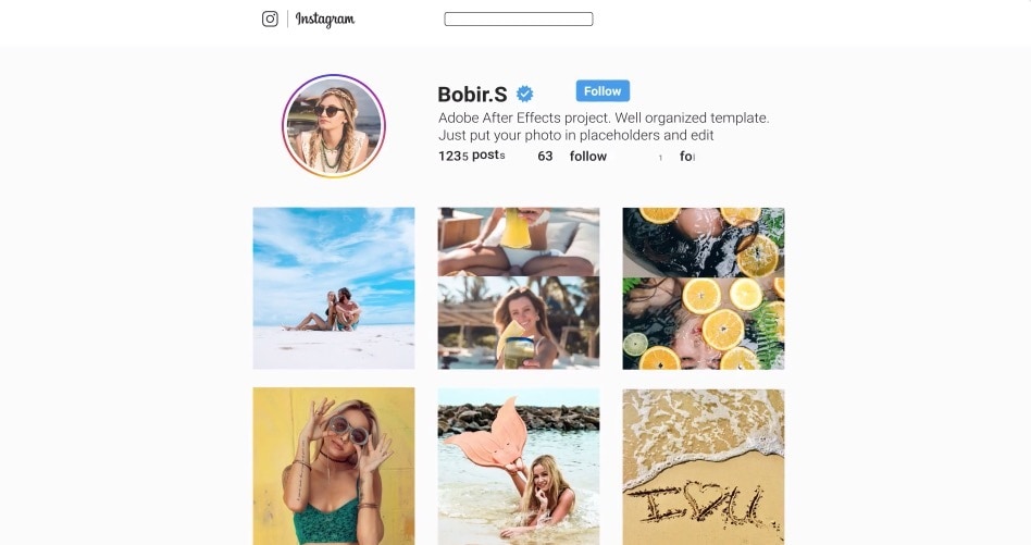 SNSでインスタのアカウントを紹介する動画作ります 全17枚の写真・動画でアカウントを華やかにPR！ イメージ1