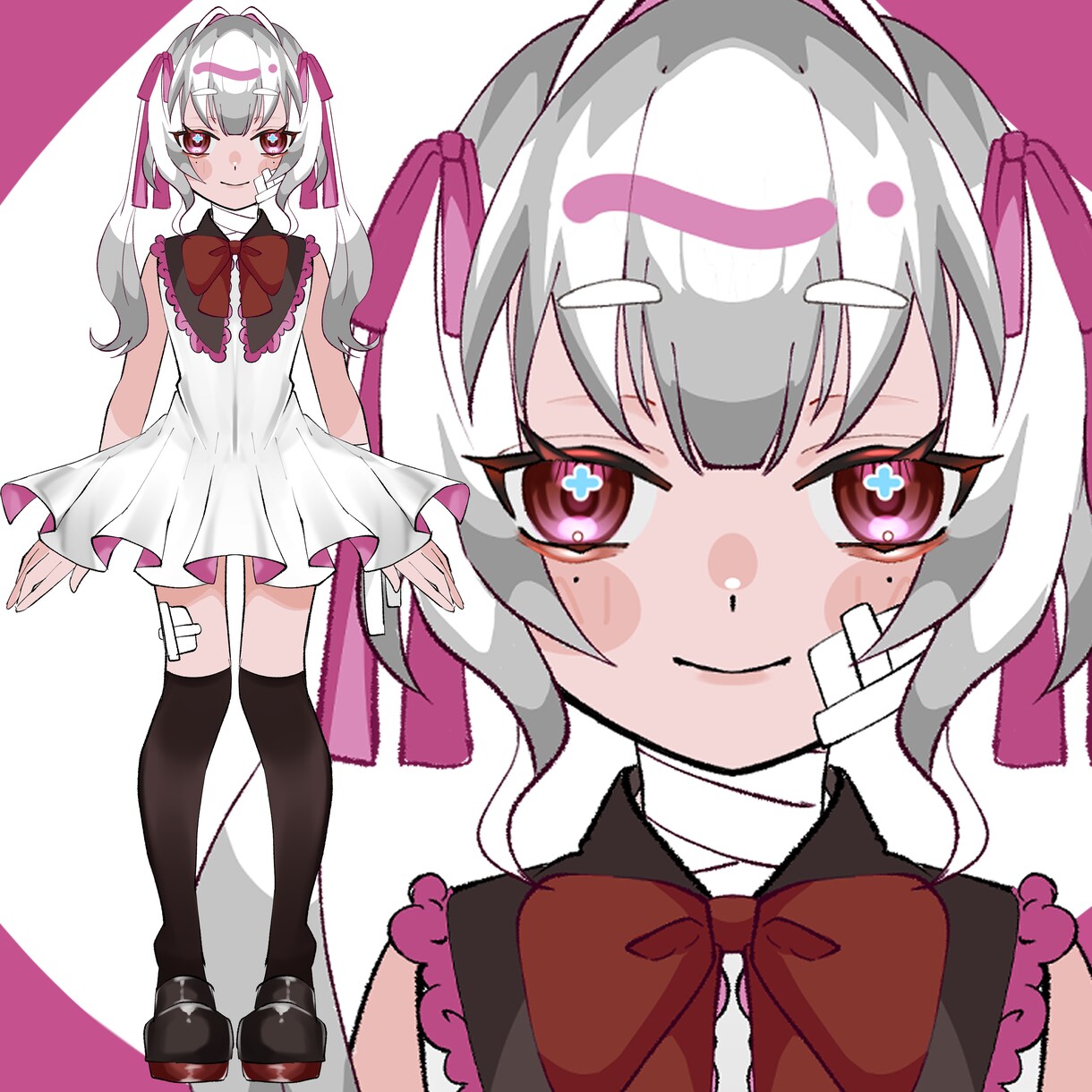 大特価！表情差分３種付きオリジナルモデル作成します 女性・中性・ファンタジーのキャラデザが得意です。 イメージ7