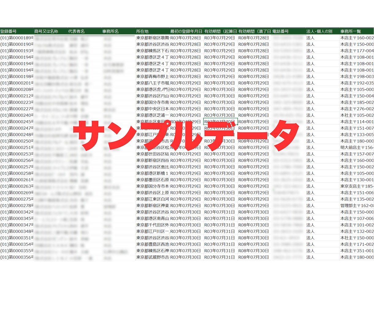 国交省データ✅賃貸管理業者営業リストをご提供します 賃貸管理業者検索システムから収集したリストです！ イメージ2