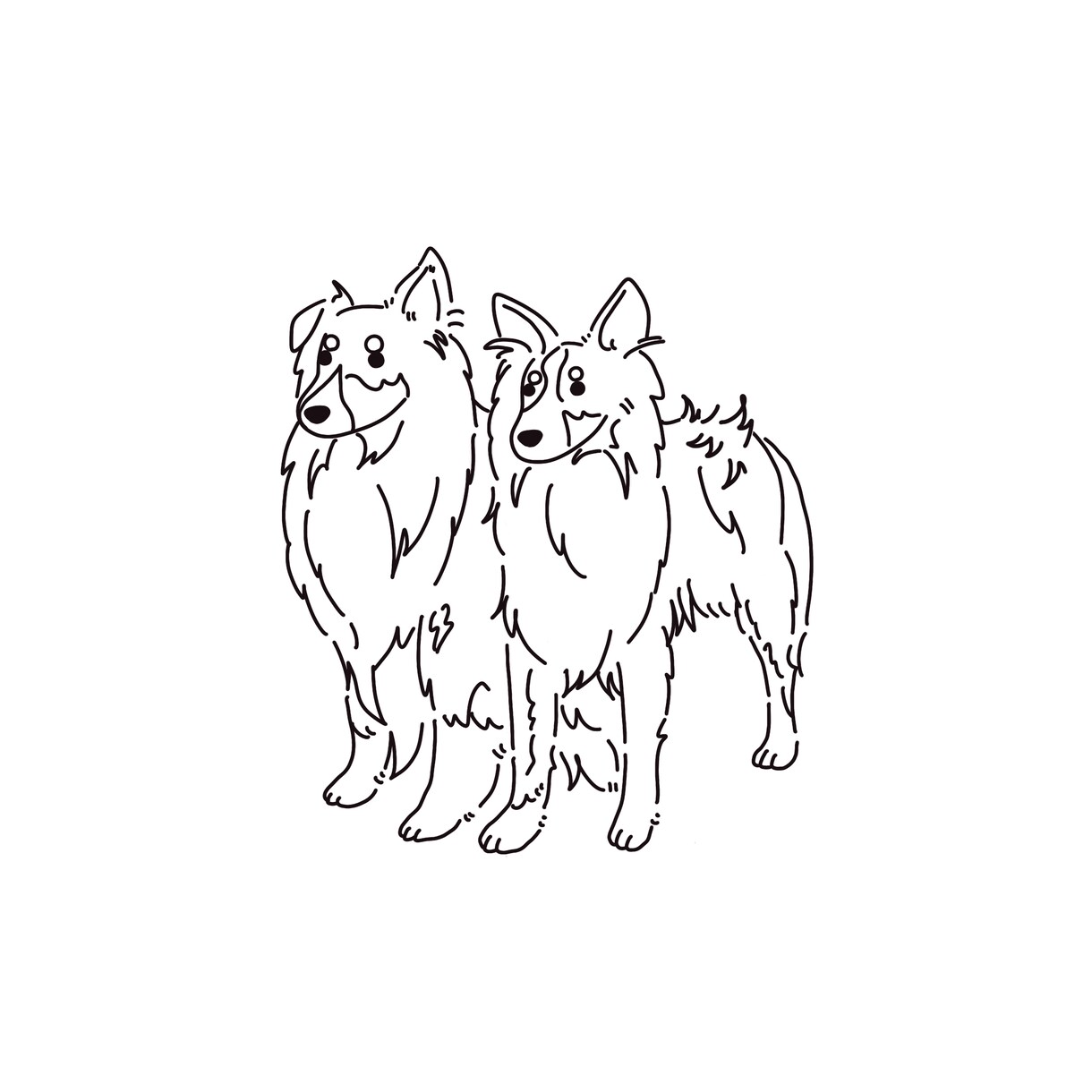 あなたのペットをシンプルイラストにします シンプルでアイコンにも使いやすいイラストをお届け！ イメージ1