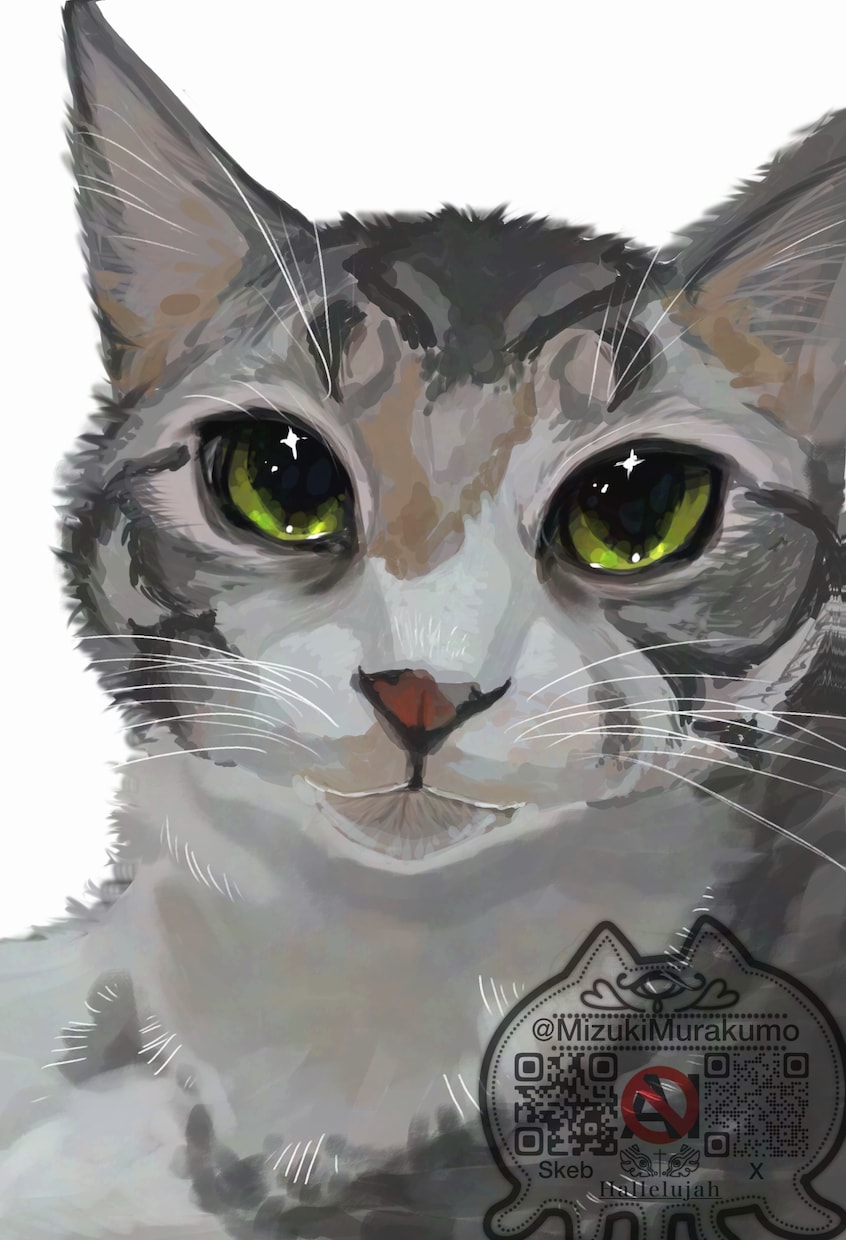ペットのイラスト描きます 油彩のような雰囲気で動物を描きます！ イメージ1