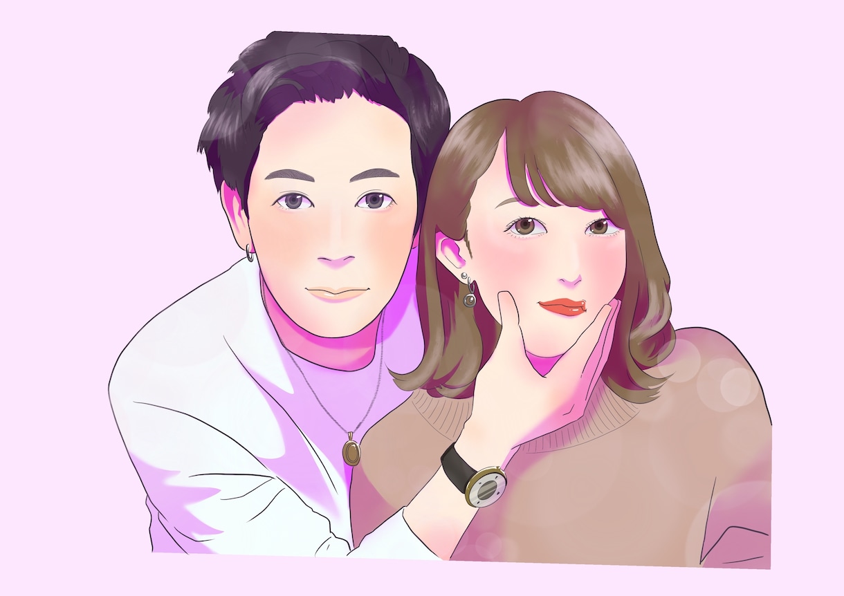 似顔絵アイコンを制作します 仕事用や、誇張した似顔絵が苦手な方に向いています。 イメージ3