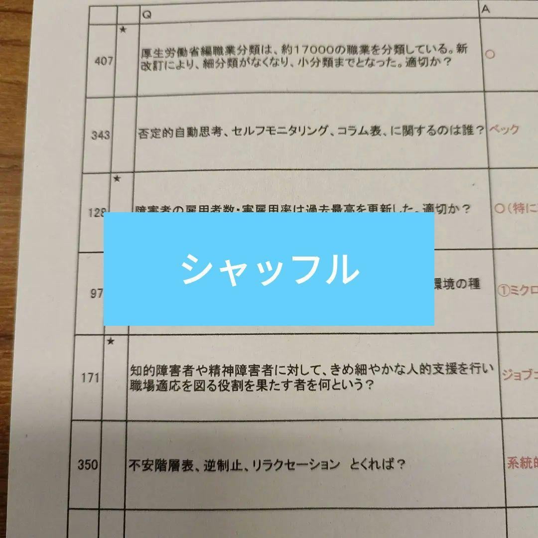 キャリコン学科～あなただけの一問一答作成します 学科で８割を目指す！苦手範囲の基礎知識を満遍なく確認！ イメージ3