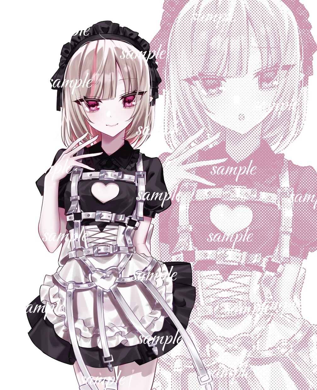 1枚絵、キラキラ可愛いなイラストを制作ます イラスト(歌ってみた/夢絵/オリキャラ等)お任せください! イメージ2
