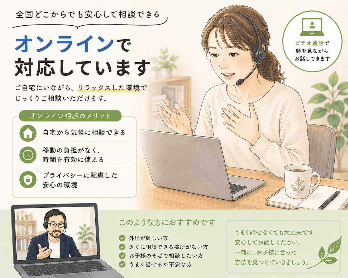 子どもが勉強しない…について保護者向学習相談します お子様に合った“続けられる勉強”を一緒に整理します イメージ5