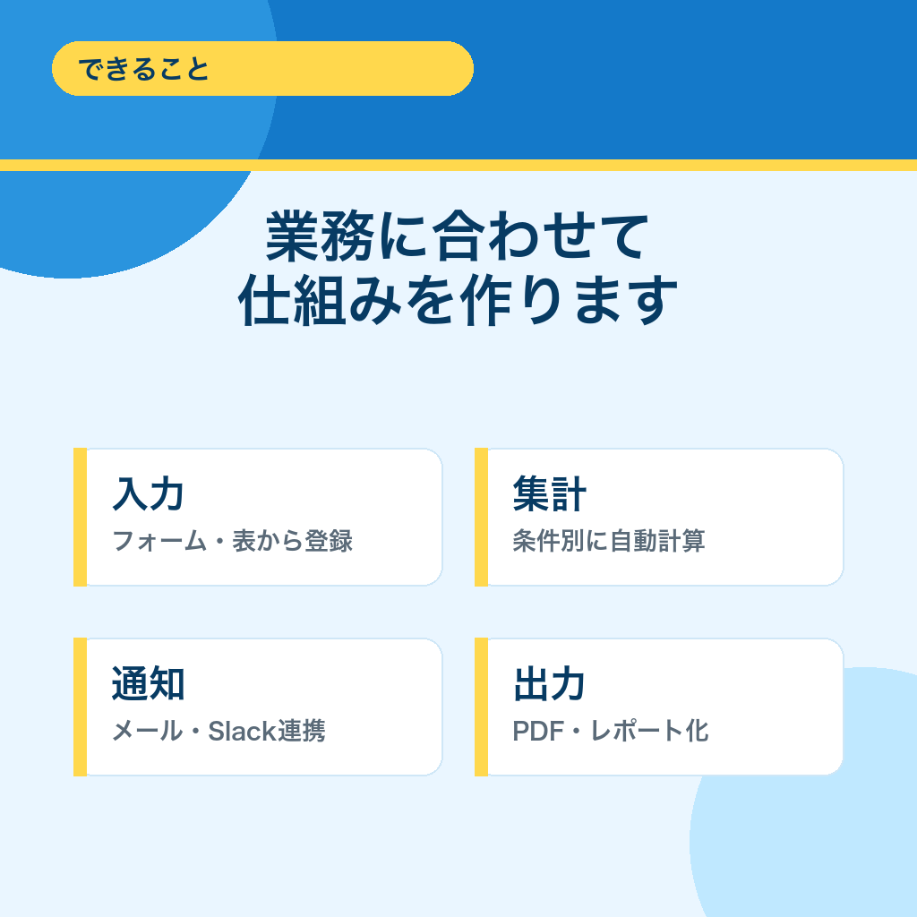 Excel・スプレッドシート作業を自動化します 転記・集計など面倒な表作業を効率化 イメージ3