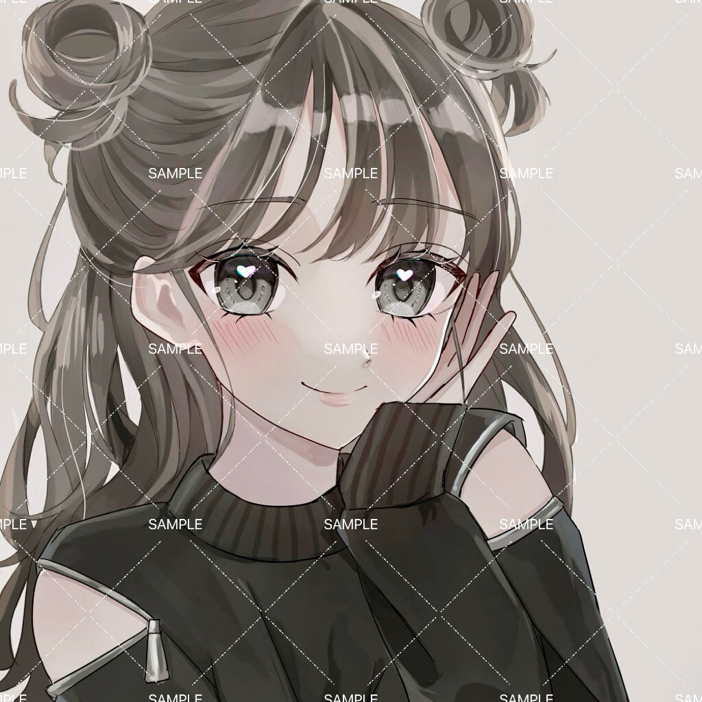 SNSに使えるアイコンを描きます 絵柄合わせOK！あなた好みの子を描きます！ イメージ4