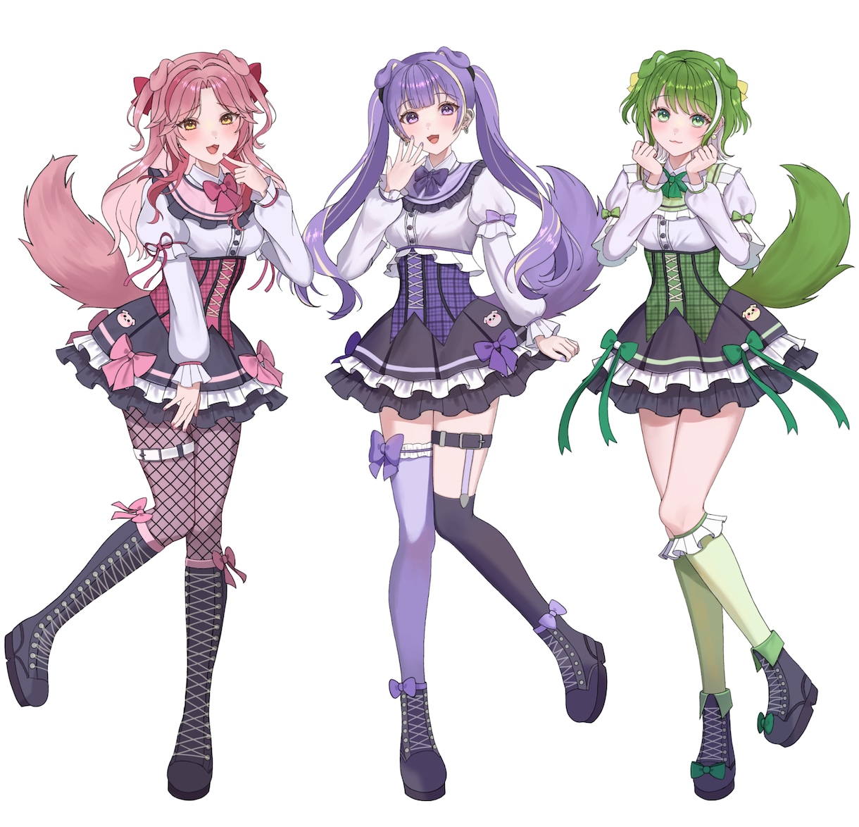 商用OK！動画用/立ち絵/グッズなどを承ります 厚塗りで、あなたの大切なキャラを丁寧に1枚絵に仕上げます！ イメージ9