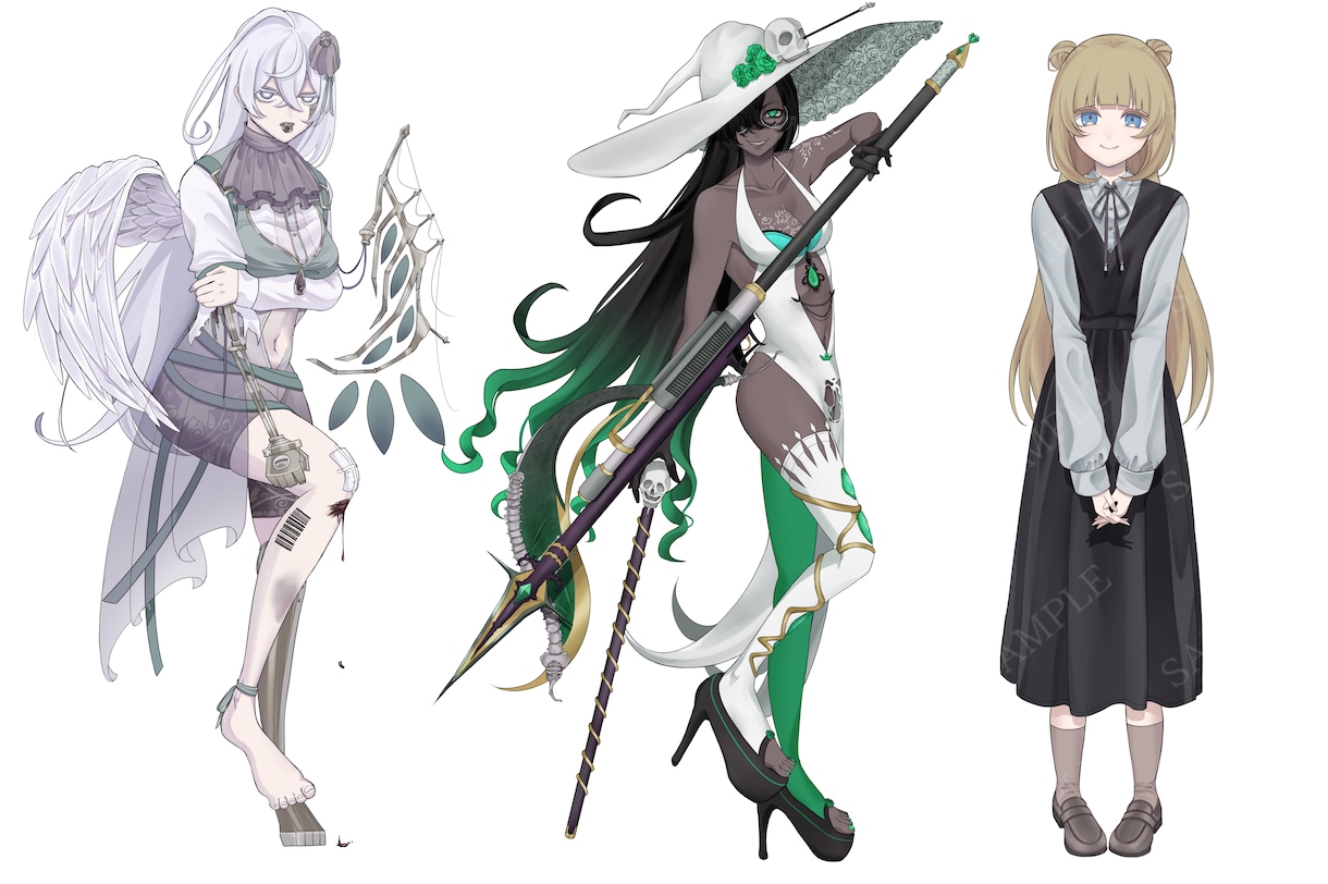 暗くて儚いアイコン・イラスト描きます 青年、少年、少女を可愛く描くのが得意です！ イメージ8