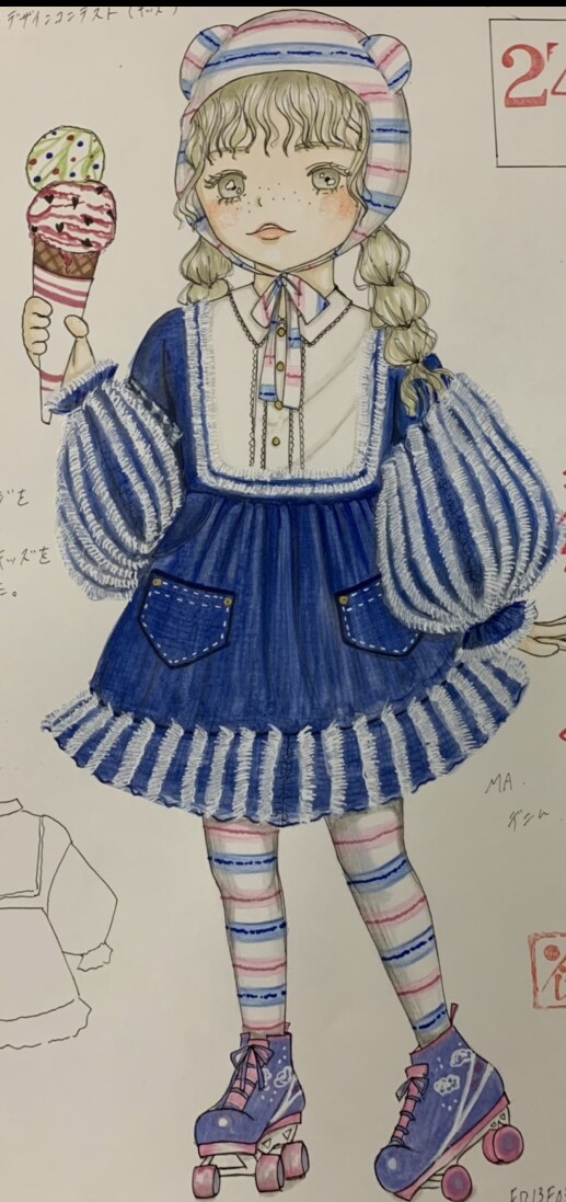 人と被らないようなデザインを提案します 服飾専門学生目線での、モードなデザインを提案します。 イメージ3