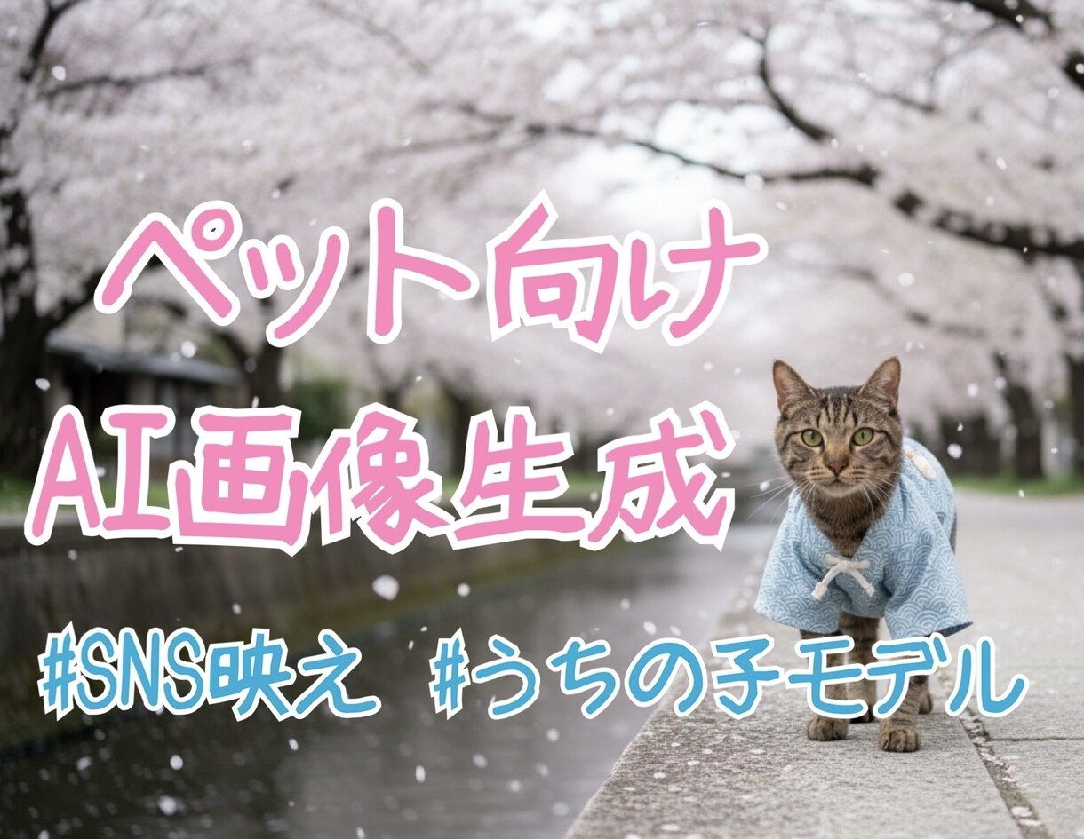 ペット写真からリアルで高品質なAI画像を作成します ♥️本当に撮影したような、特別な一枚 ♥️ イメージ1