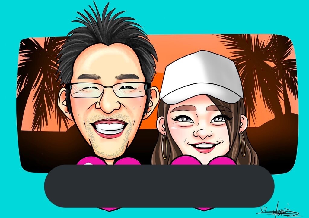 似顔絵でお祝い事や感謝を伝えるお手伝いします YouTuberやTikTokerさんにも使用して頂いてます イメージ8