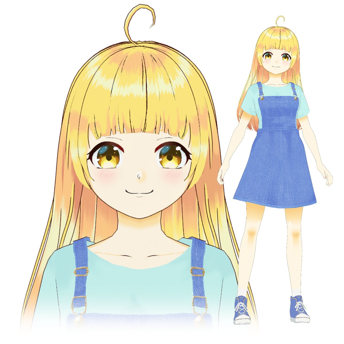 立ち絵のみOK！VRoidで3D化します VTuberさん向け！キャラデザからも承ります イメージ3