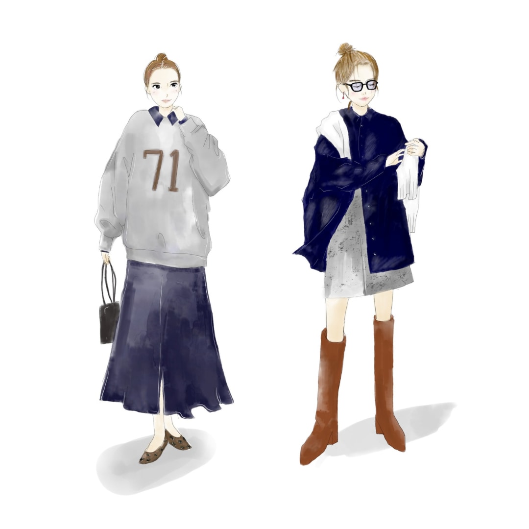 おしゃれな人物イラスト｜シンプルなイラスト描きます シンプルでお洒落な人物画が得意です。 イメージ1