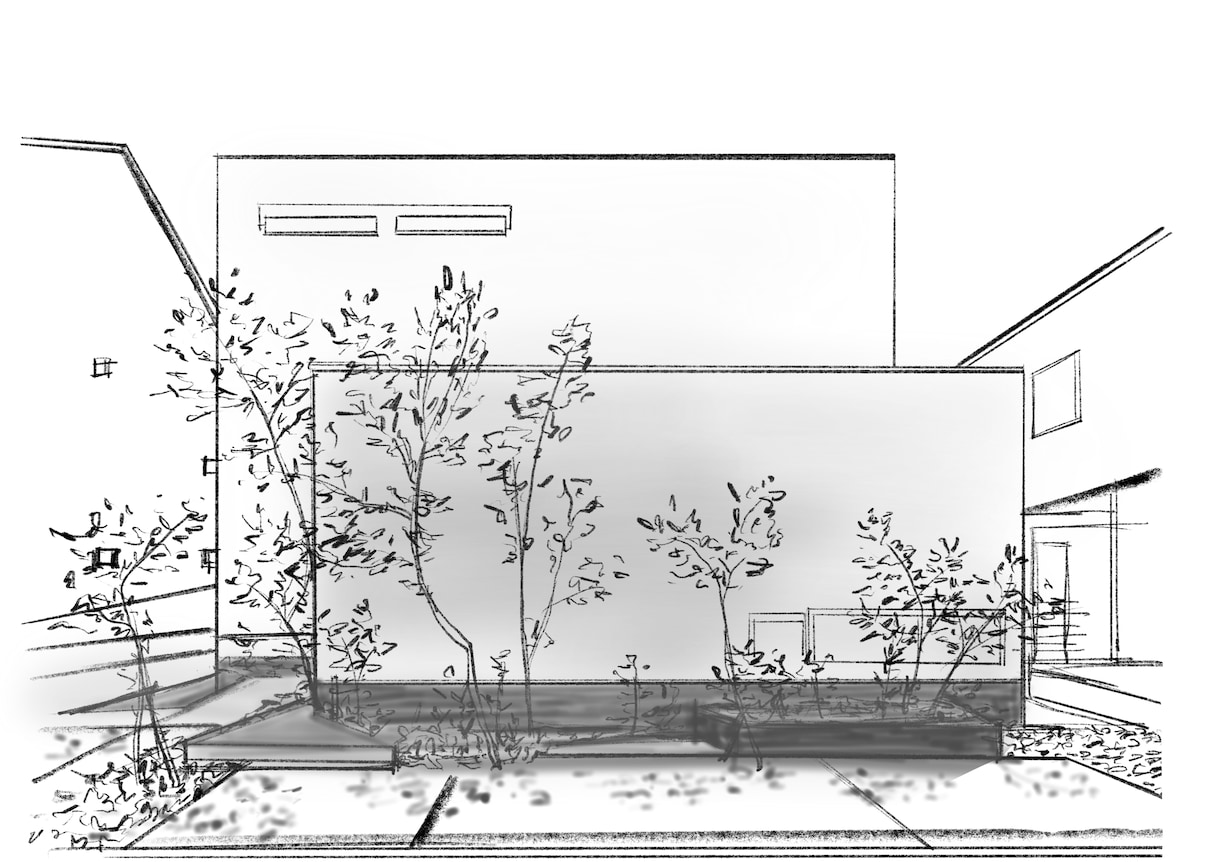 住宅、店舗など建築物のイラスト描きます 愛着のある建築物をイラストにしたい方へ イメージ4