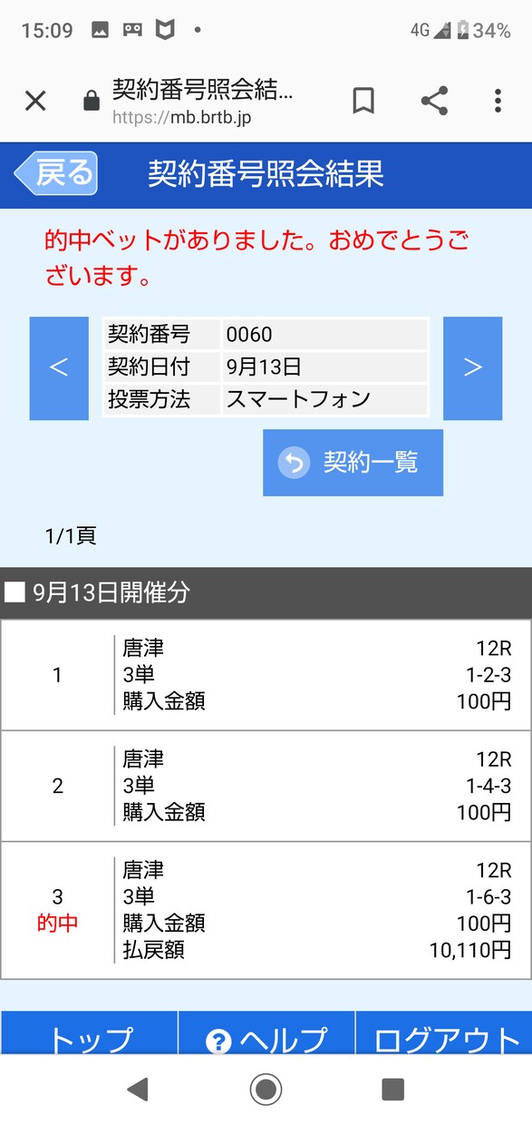 競艇ボート万舟穴2点50or96予想提供します R6 4/20 厳選50R配信 53100 20440的中！ イメージ7