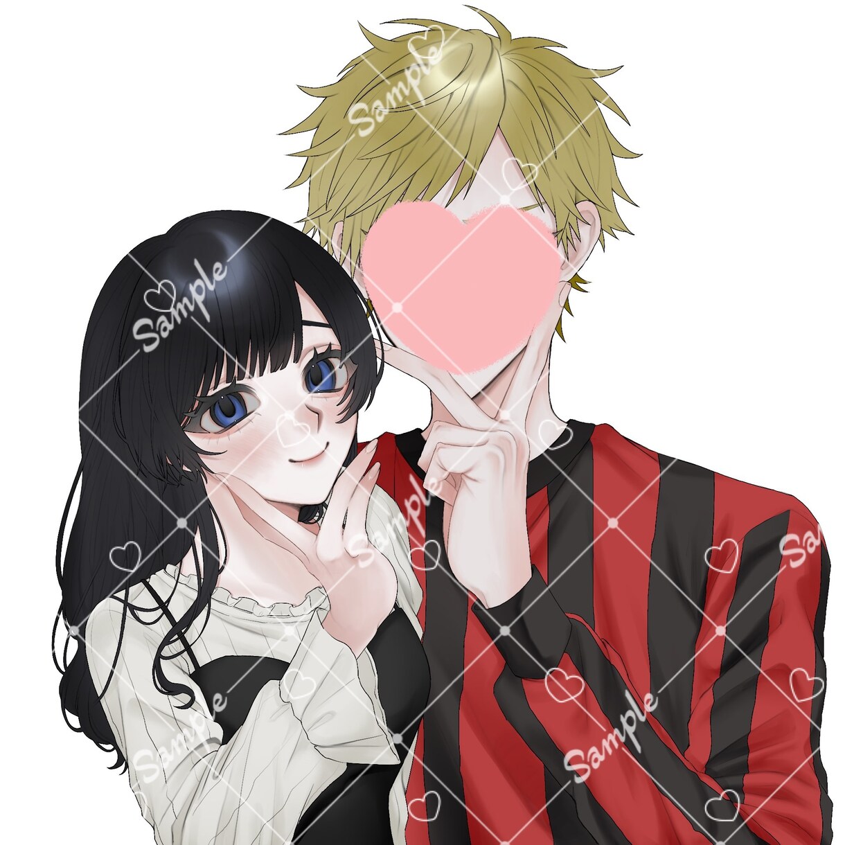 夢絵 イラストオーダー承ります 素敵なおふたりをお描きします！ イメージ5