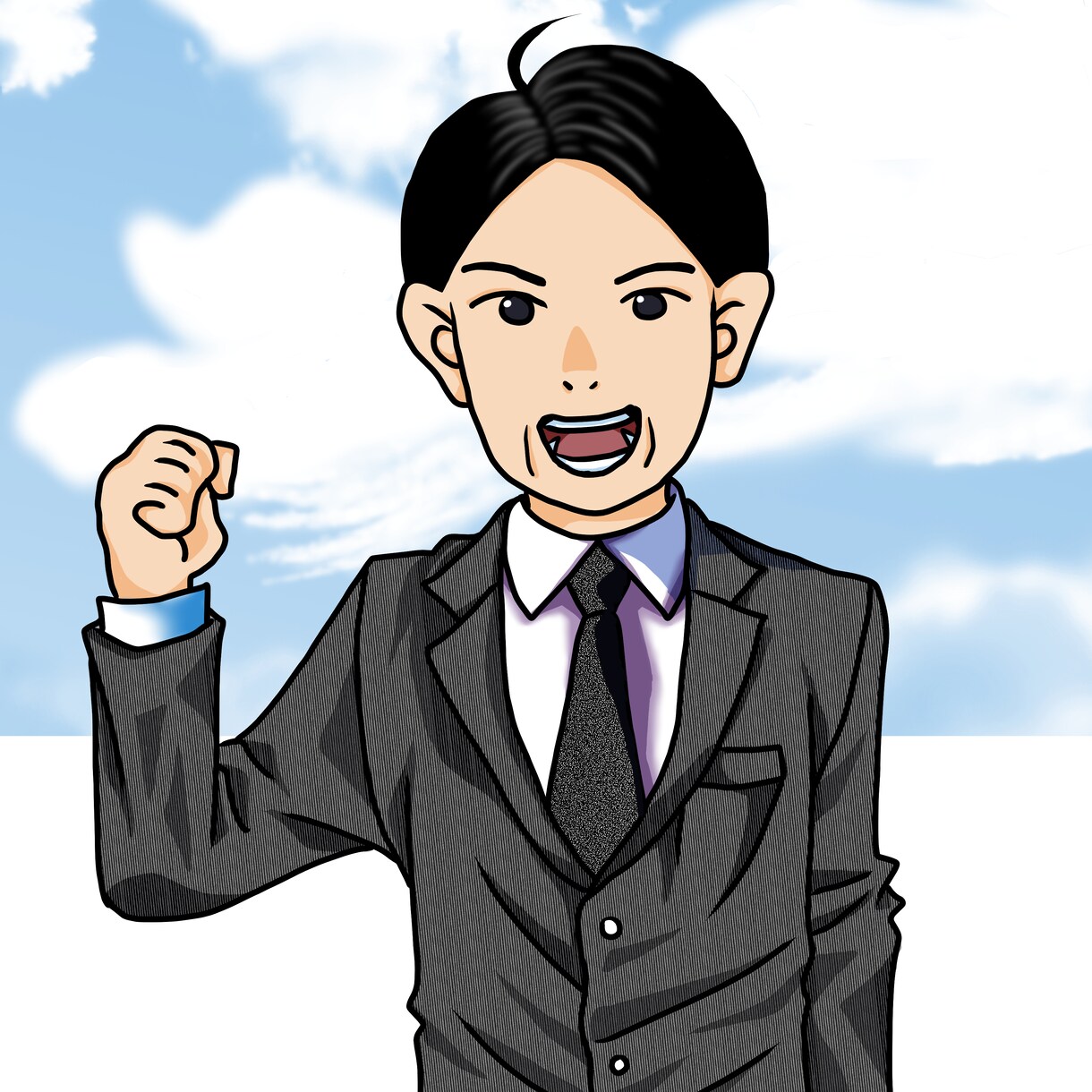 似顔絵・アイコン／指定のタッチでイラストを描きます 個性的で愛らしい似顔絵イラストを提供！名刺などに如何？ イメージ3