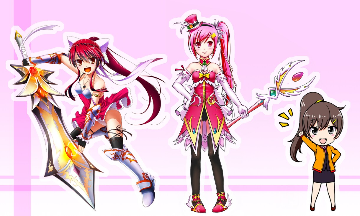 キャラクターデザイン、立ち絵を制作致します ご要望を基により良いデザイン制作をさせて頂きます。 イメージ2