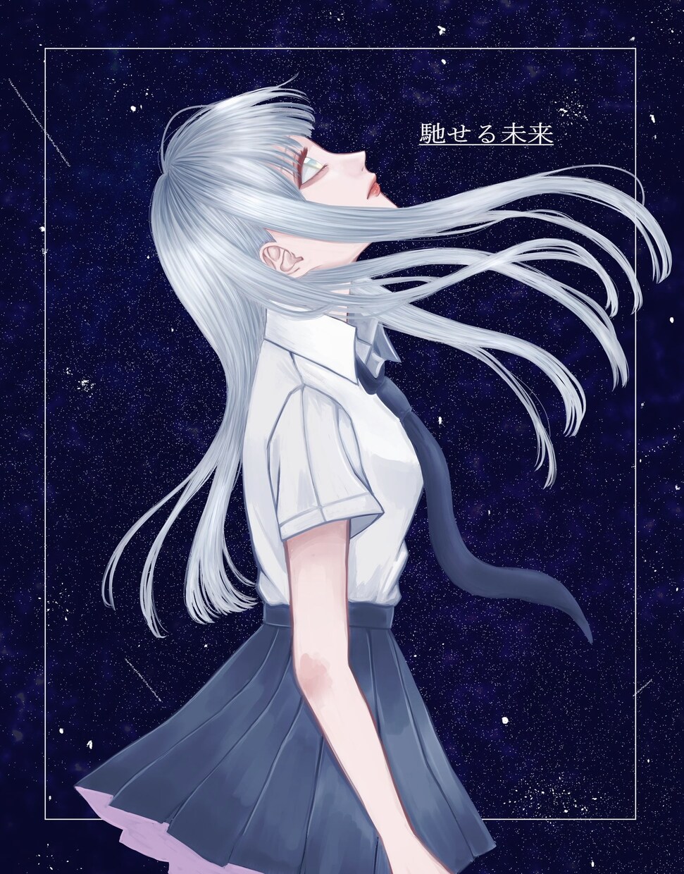 パッと印象の残るイラストお描きします 綺麗な美少女、美青年大得意です イメージ5