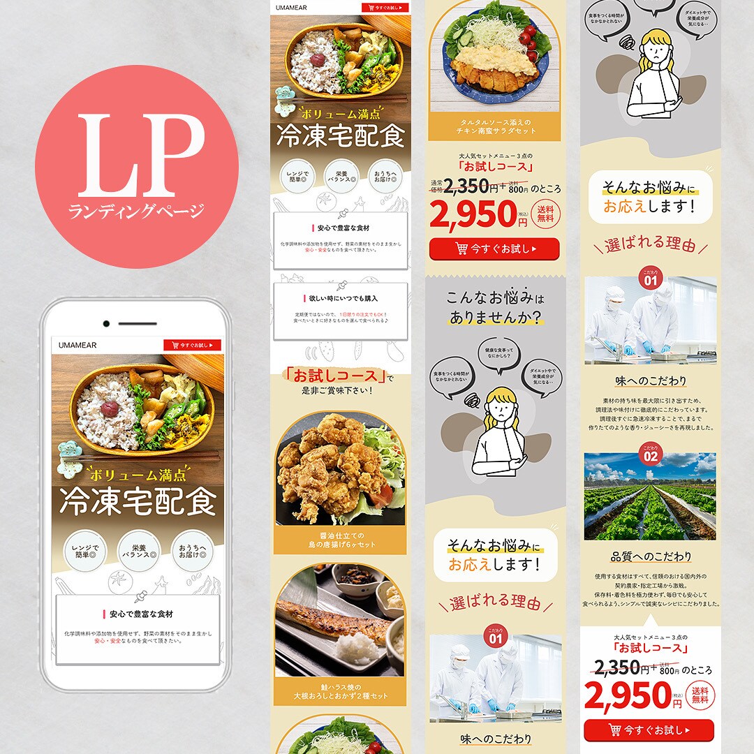 初出品限定！LPデザインを制作します LPデザイン初出品！最初の3名限定でLPデザインを承ります。 イメージ4