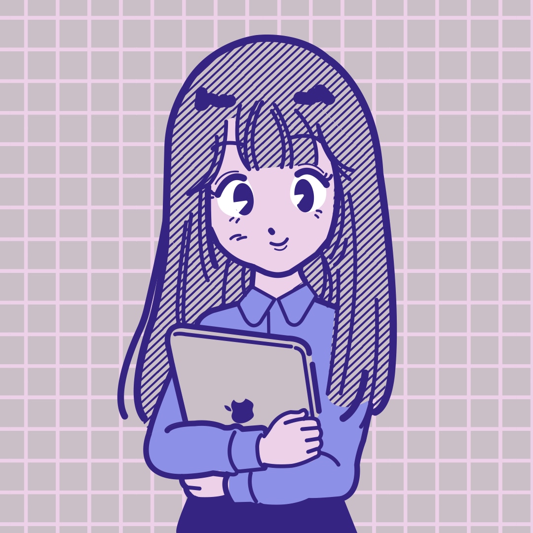 貴方を印象付ける！SNSアイコン描きます 80〜90年代レトロポップ少女漫画風SNSアイコン イメージ1