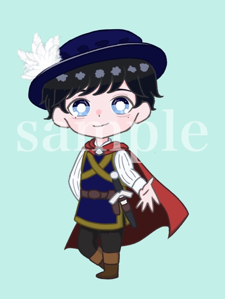 アイコン等可愛いイラスト描きます 推しさんのお祝い、素敵なお2人の等イラスト描かせてください！ イメージ1