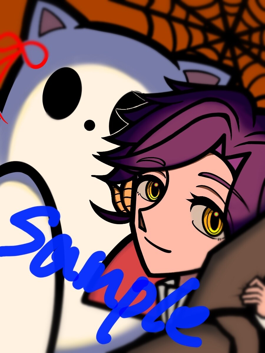 SNS用アイコン、バストアップイラストを描きます アニメ塗りのオリキャラなどどうでしょうか〜！ イメージ4