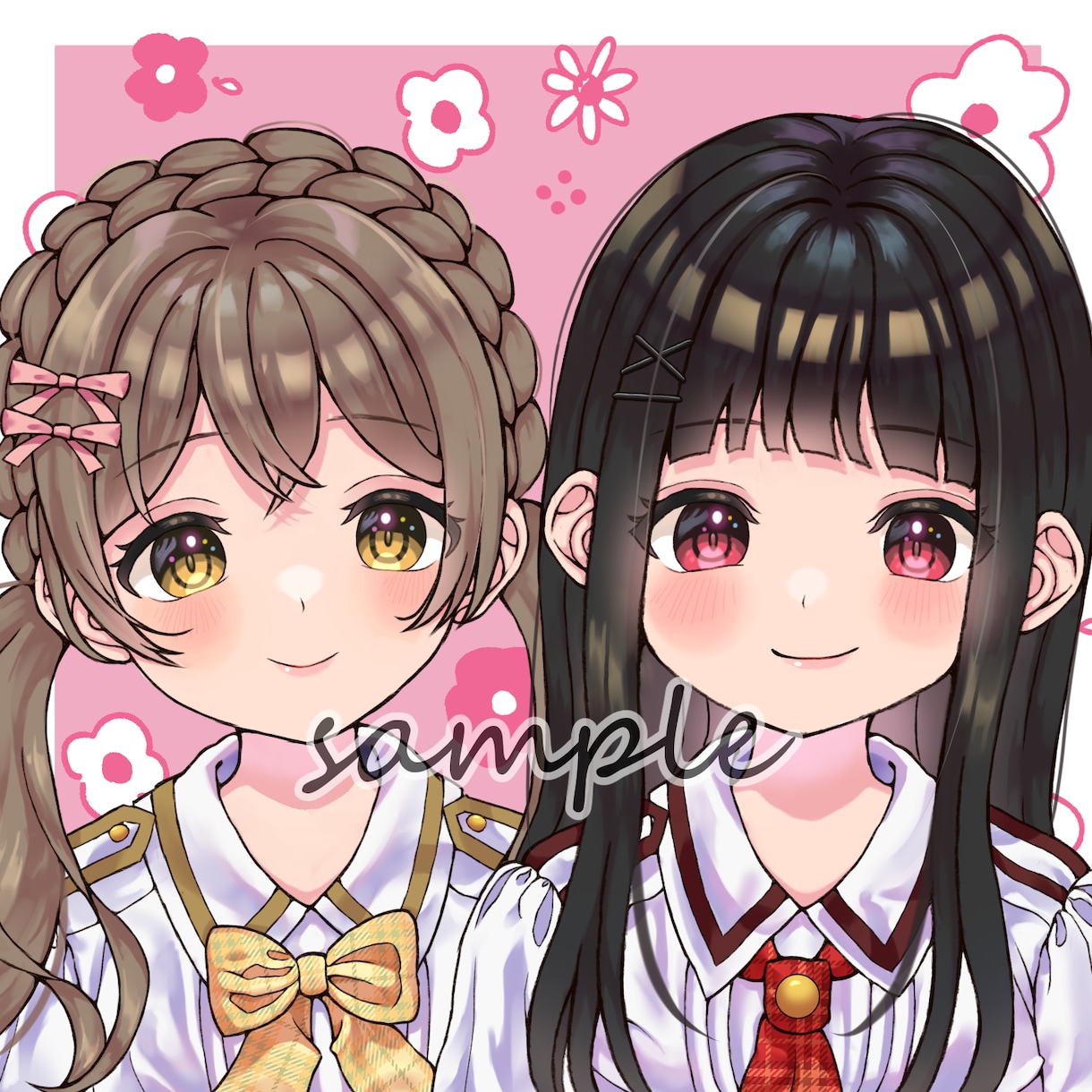 SNSで使用できるアイコン等イラスト作成します 用途に合わせて対応します！お気軽にご相談ください♩ イメージ3