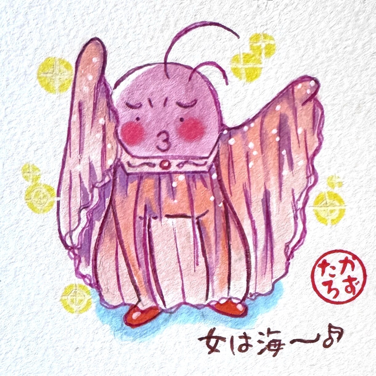 アナログイラストでキャラクターをお描きします 手描きの絵を飾って、ホッコリしませんか？ イメージ5
