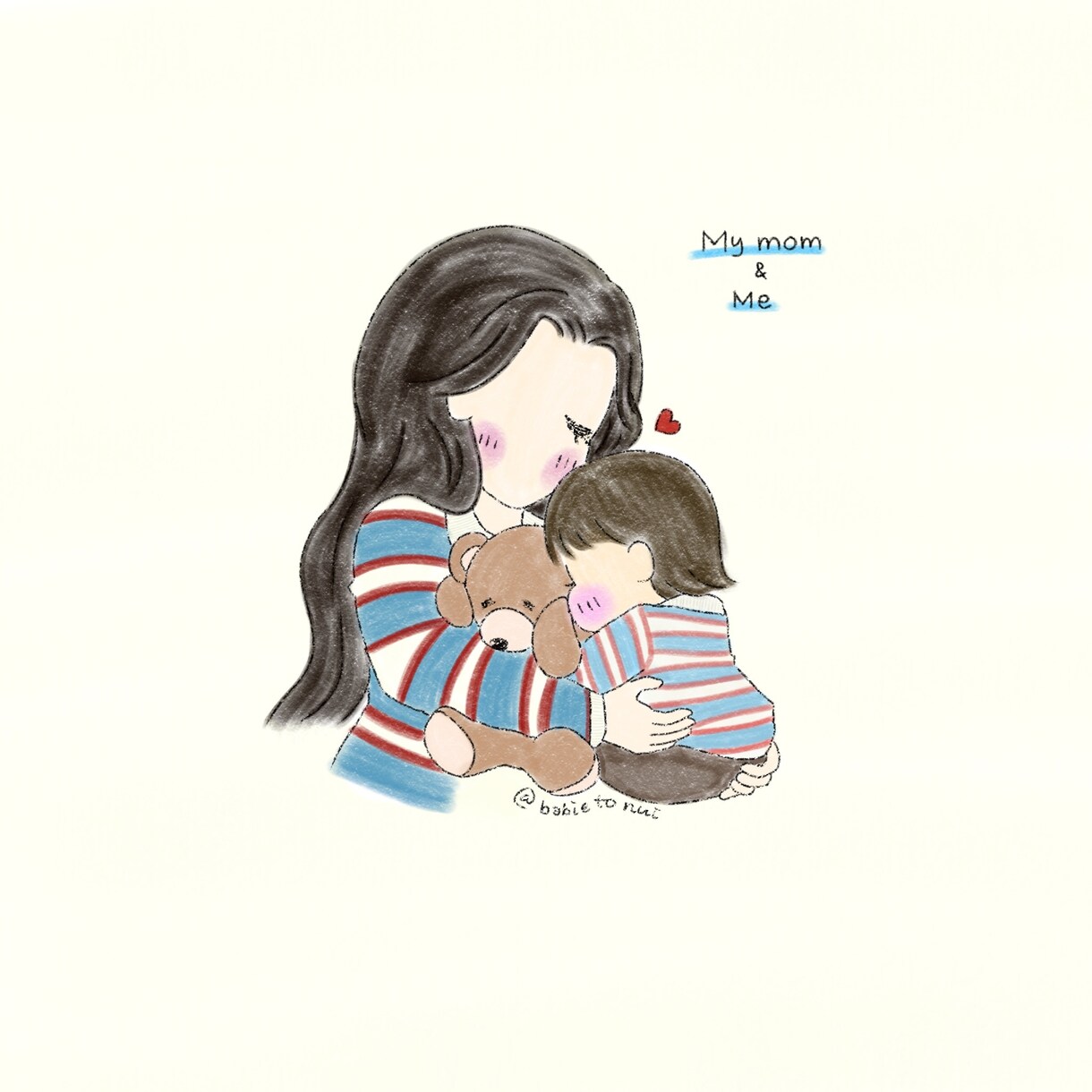 優しいタッチのアイコンイラストを描きます 親子・家族の思い出を、やさしいアイコンイラストに… イメージ6