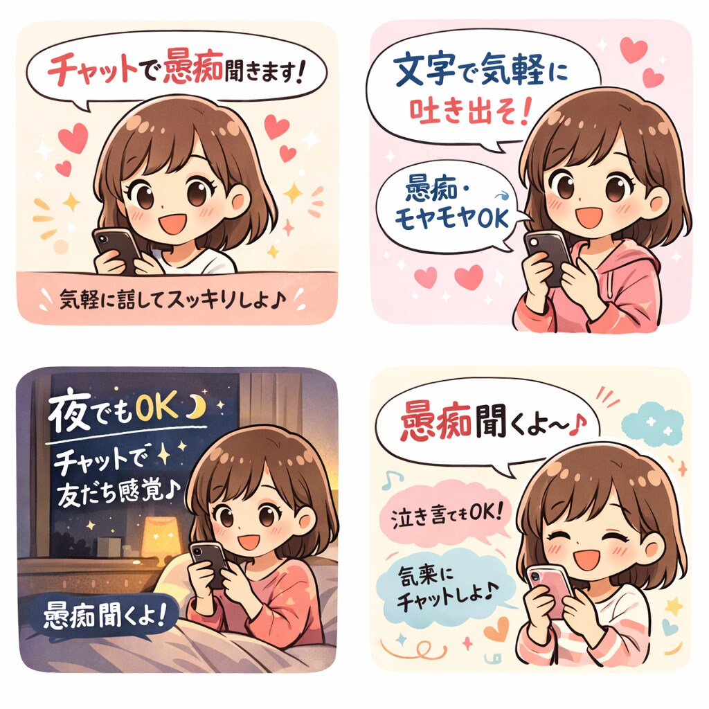 眠れない夜あなたの愚痴否定せず聴きます 本音、モヤモヤ、暇つぶしフランクに真剣にお話聞きます☺️ イメージ1