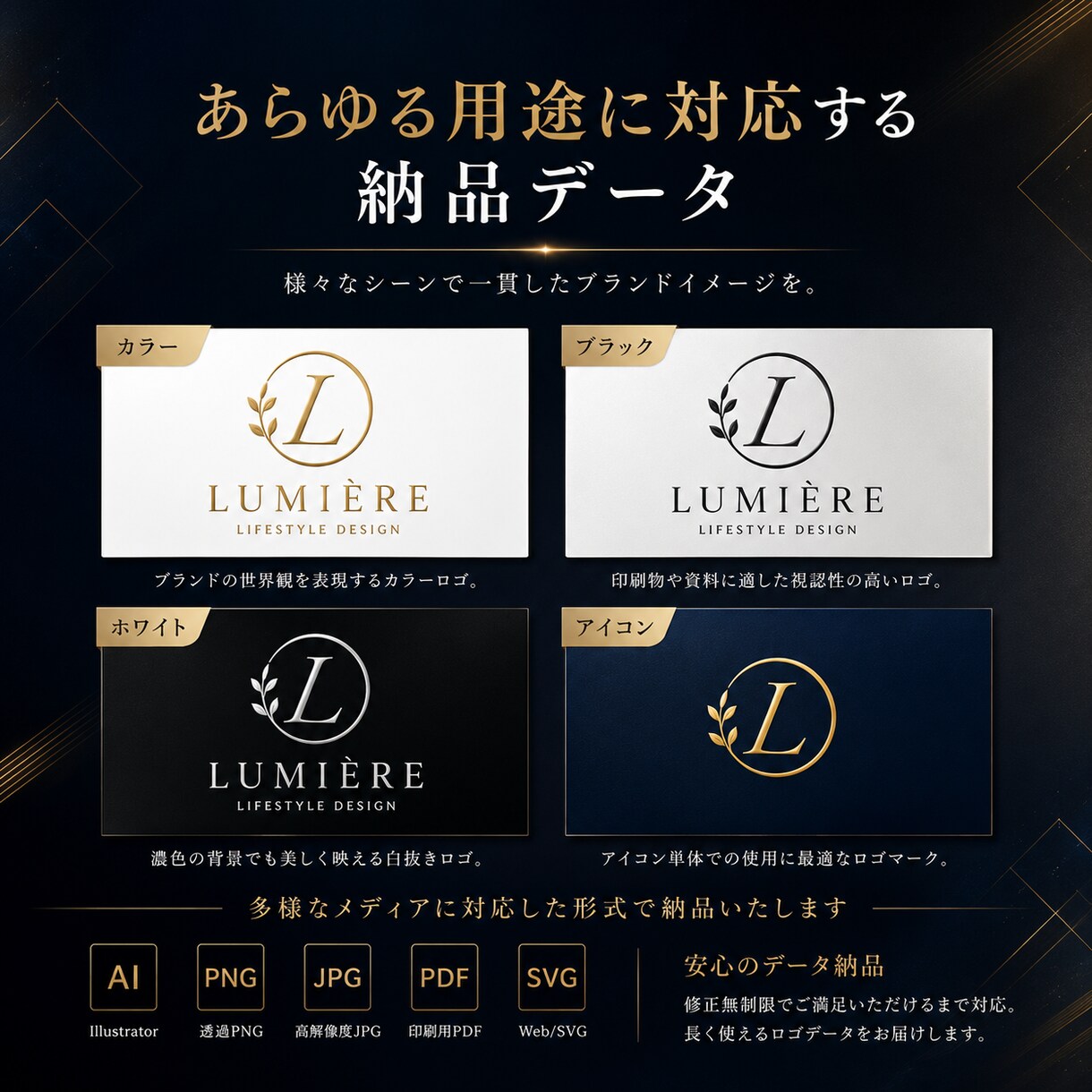 3社様限定価格！世界観が伝わるロゴを制作します 世界観が伝わるロゴを制作　3案提案・修正無制限 イメージ4