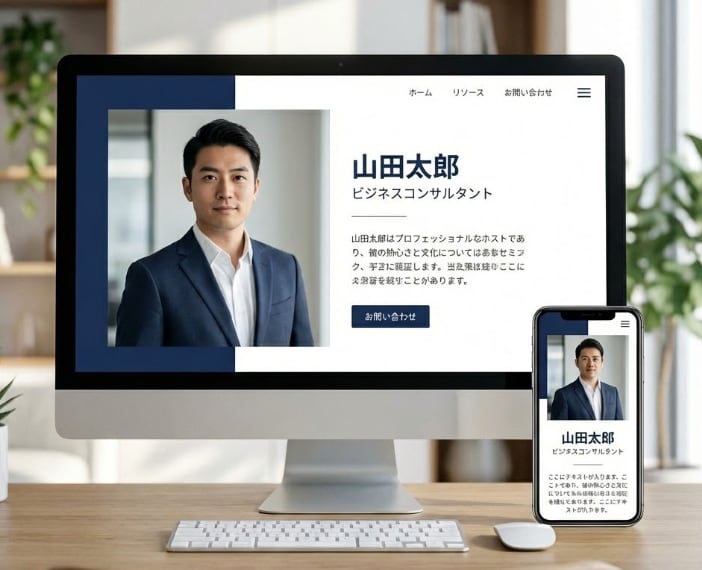 名刺代わりのHPを最短即日高品質なHPを制作します プロ品質で最安級。お急ぎ・拡張もOP対応可 イメージ2