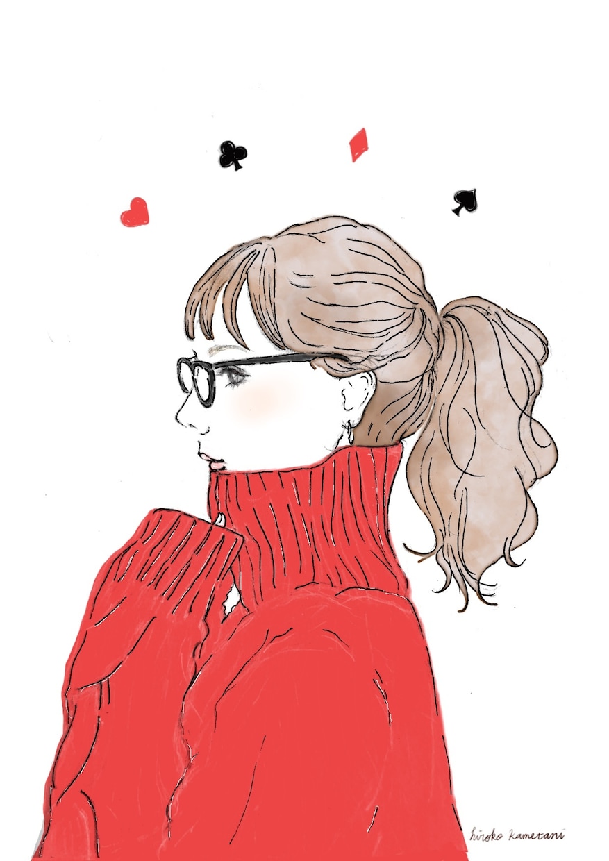 魅力を引き立てるオシャレなSNSアイコン制作します 大人かわいいガールズイラストをお描きします イメージ2
