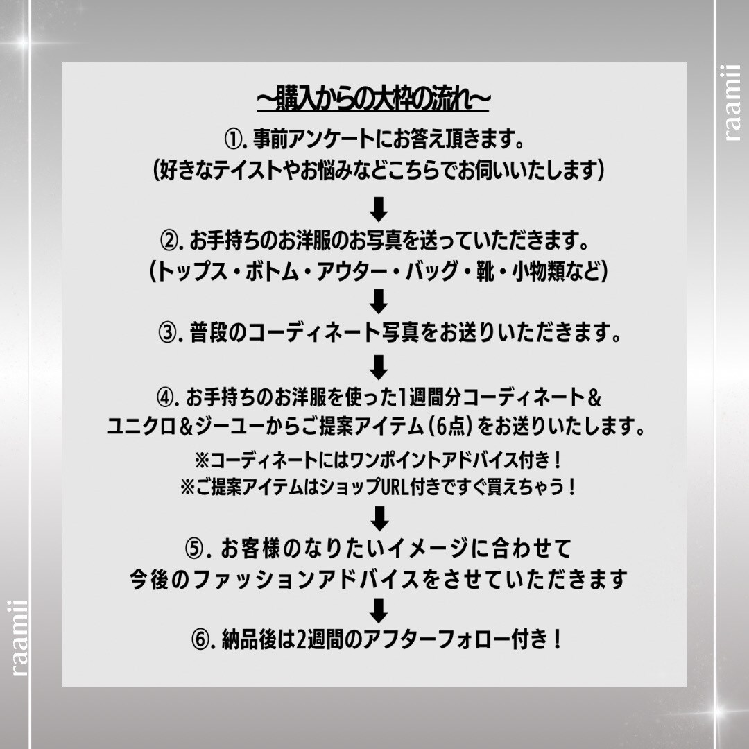 GU＆UNIQLのみでスタイリングご提案いたします ◆ プチプラでも垢抜ける！！嬉しい1週間コーディネート付き◆ イメージ3