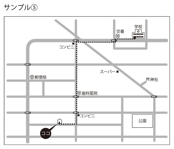 即日対応可能！用途に合わせた地図作製します 店舗案内や不動産物件案内をきれいな地図で分かりやすく イメージ5