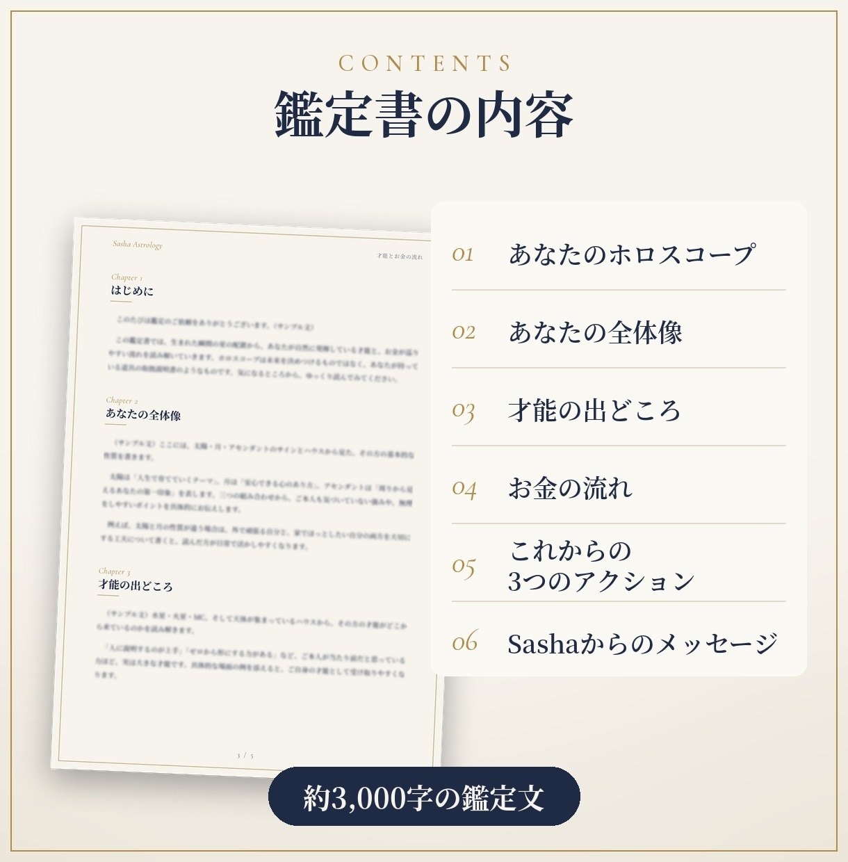 才能とお金の流れをホロスコープから読み解きます 強みを言葉にして、仕事とお金につながる行動まで一緒に考えます イメージ3
