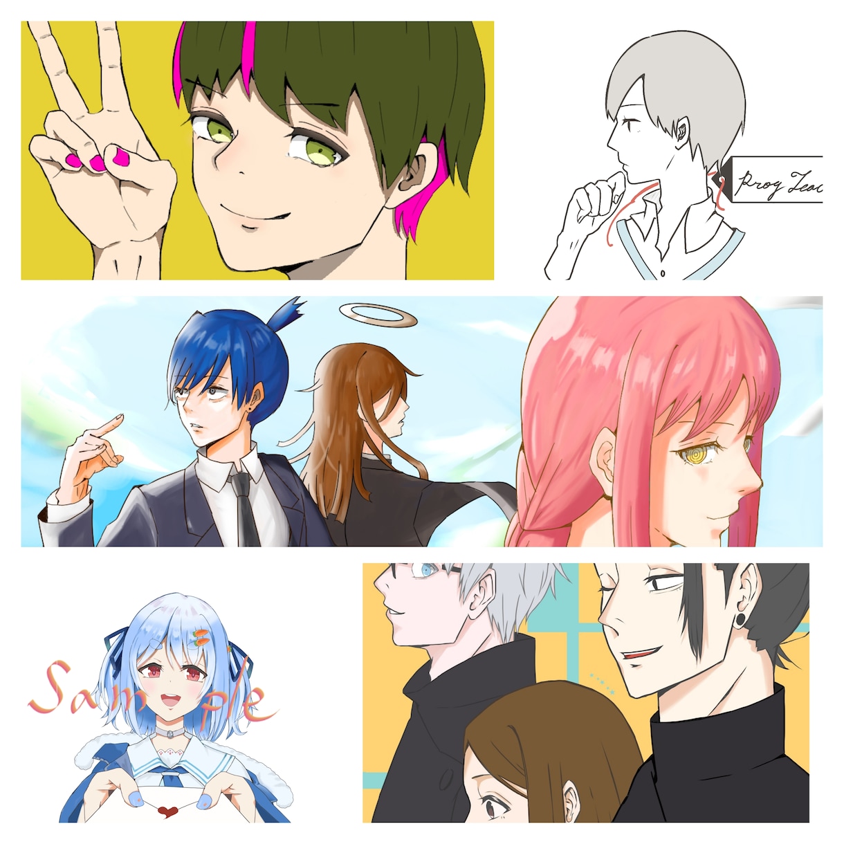 1枚絵のイラストを作成します ご覧頂いている皆様、よろしければご利用ください泣 イメージ1