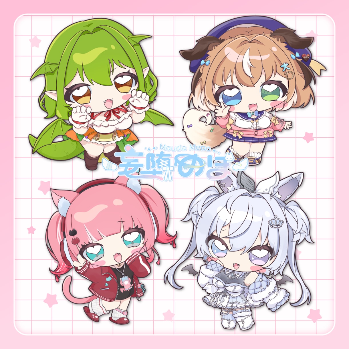 可愛いデフォルメイラスト描きます 大きなハイライトがとってもかわいい イメージ2