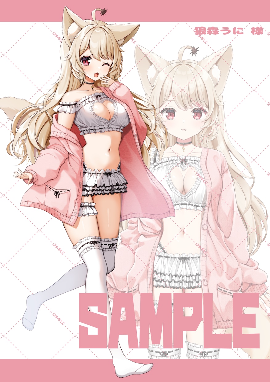 Vtuber向けLive2D用イラストを作成します キャラデザ、イラスト、パーツ分けまでお任せください！ イメージ8