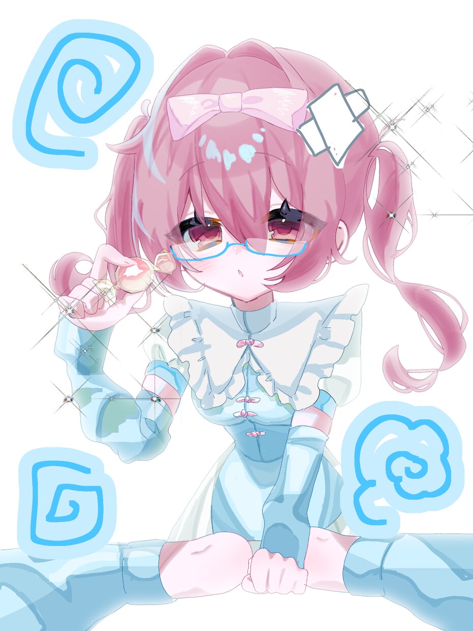 かわいい女の子のイラストを描きます フリフリでムチムチの可愛い女の子描く!!! イメージ3