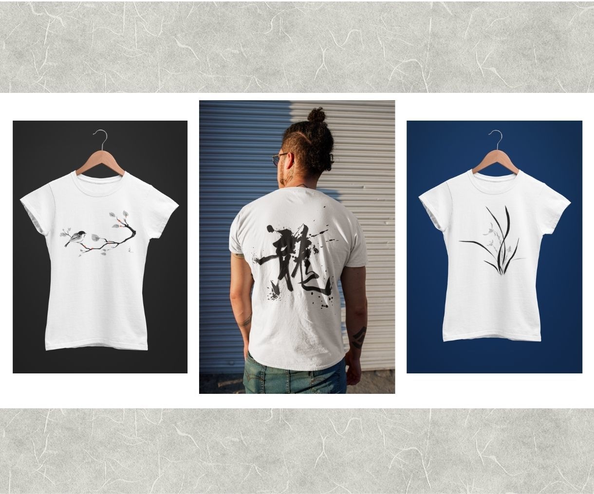 商業利用可手描きベースTシャッツデザインを致します 市販の素材ではない手描きのオリジナルな和風アジア風デザイン イメージ9