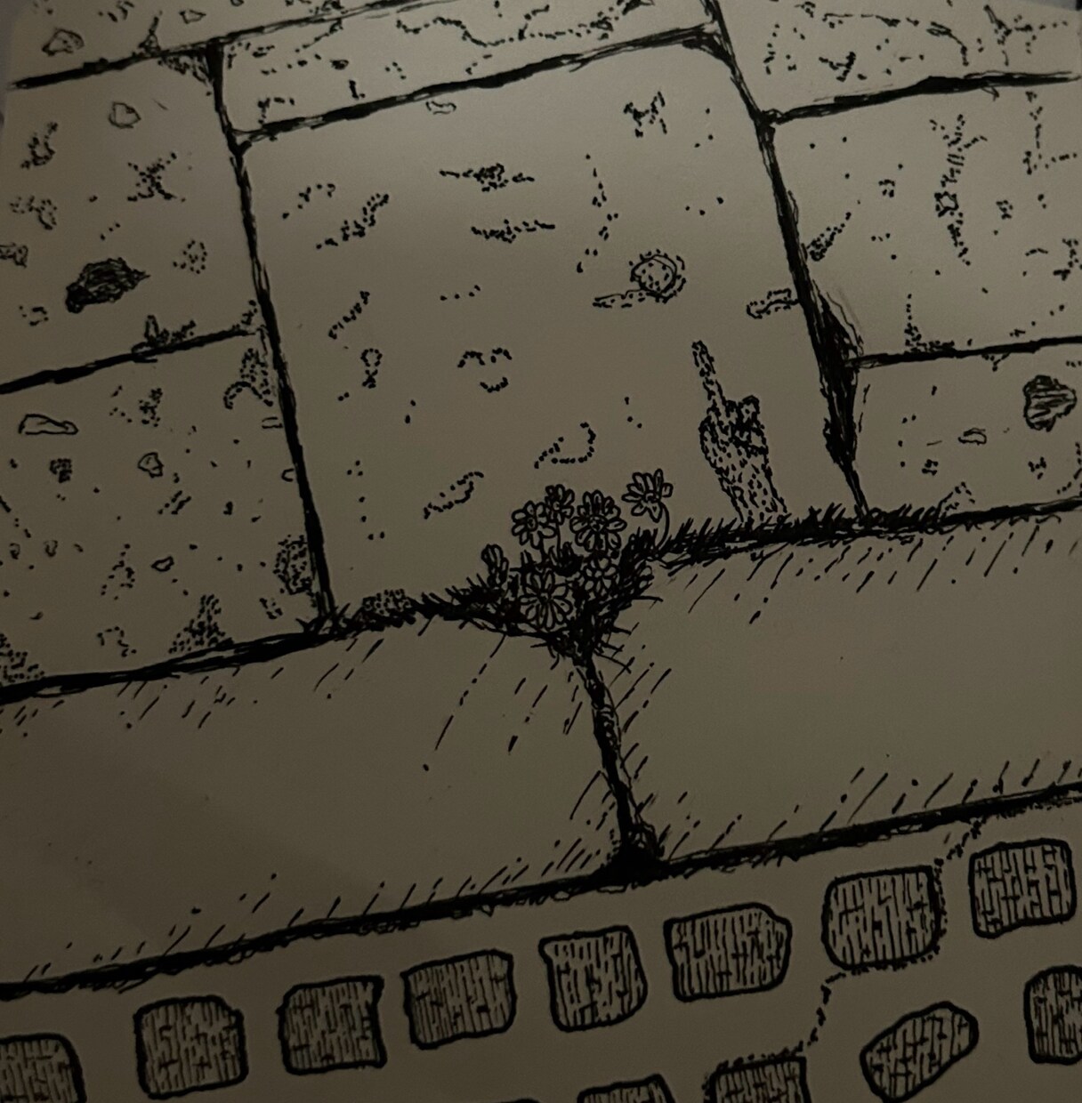 お客様にデザインをお聞きしお描きします 本作品はペン画のみ（モノクロ作品）で制作しております。 イメージ3