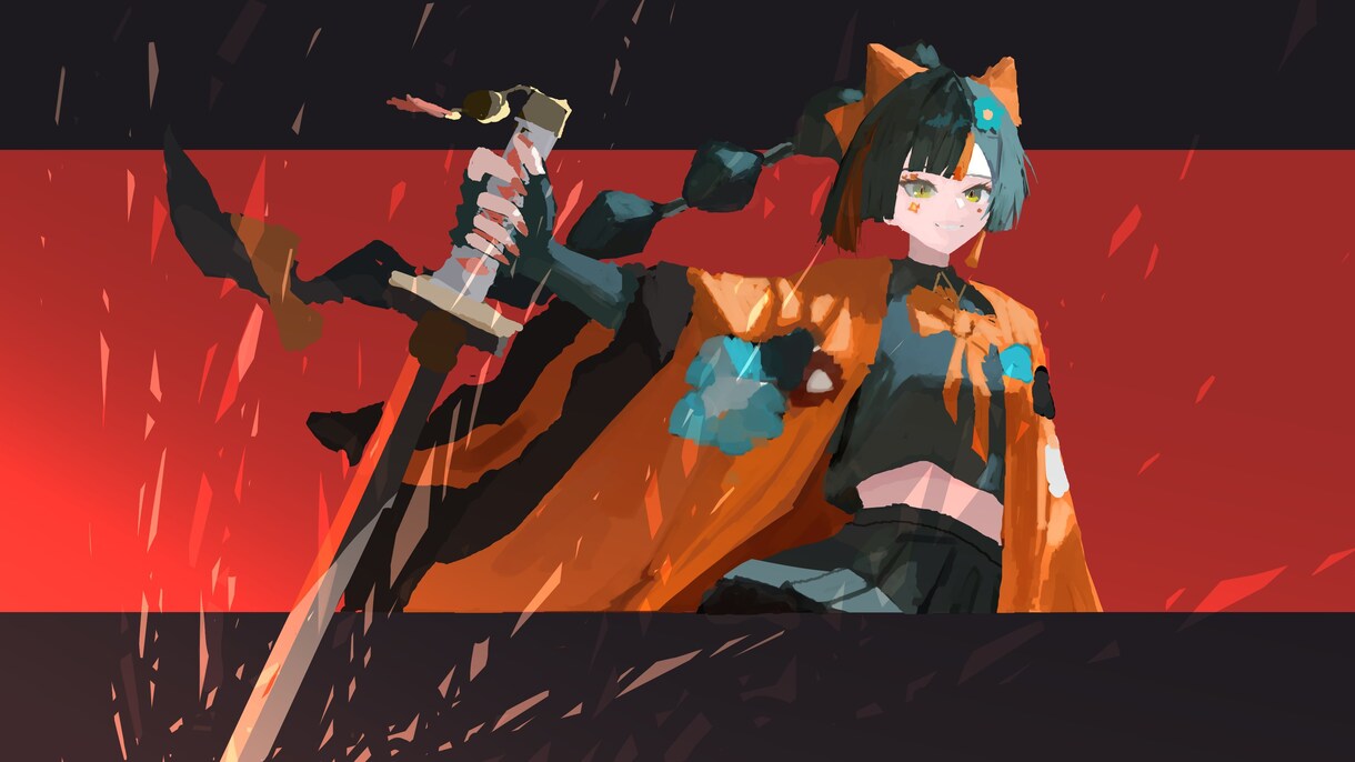 一枚絵・MV用イラストなどを承ります 油絵風で味のあるイラストを制作します。 イメージ4